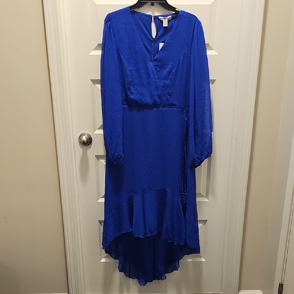 Elegant Blue Women's Dress
